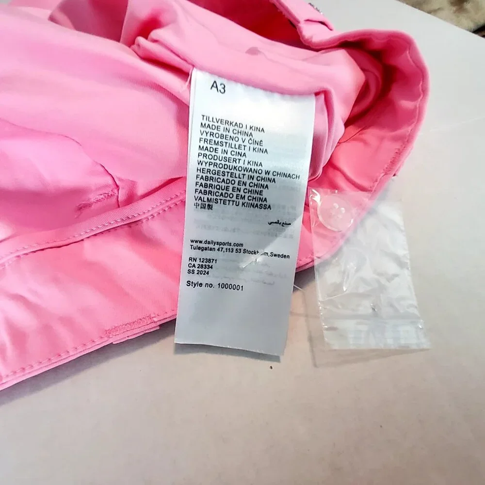 Daily Sports Womens Pink Sky Golf Shorts Size4 Button and zip front closure - Picture 13 of 15